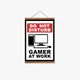 Постер Roomy "Do Not Disturb Gaming Sign" Біла рамка з глянцевим склом A3 (42x29.7 cm) - зображення 6