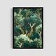 Постер Roomy "Green Forest" Черная рамка с антибликовым стеклом A4 (29.7x21 cm) - изображение 1
