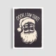 Постер Roomy "Santa Black" Белая рамка с глянцевым стеклом A1 (84.1x59.4 cm.) - изображение 5
