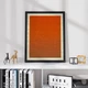 Постер Roomy "Gradient Orange" Чорна рамка з глянцевим склом A2 (59.4x42 cm.) - зображення 4