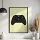 Постер Roomy "Xbox Controller Yellow" Белая рамка с глянцевым стеклом A4 (29.7x21 cm) - изображение 2