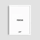 Постер Roomy "Focus White" Без рамки A3 (42x29.7 cm) - изображение 2