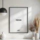 Постер Roomy "Focus White" Без рамки A3 (42x29.7 cm) - изображение 3
