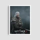 Постер Roomy "The Witcher Geralt Portrait" Чорна рамка з антибліковим склом A2 (59.4x42 cm.) - зображення 5