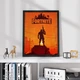 Постер Roomy "Fortnite Silhouette" Белая рамка с антибликовым стеклом A2 (59.4x42 cm.) - изображение 3