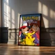 Постер Roomy "Pokemon Classic Cover" Белая рамка с глянцевым стеклом A3 (42x29.7 cm) - изображение 4