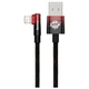 Кабель Baseus MVP 2 USB - Lightning, 2.4A, 1м Black/Red (CAVP000020) - изображение 3
