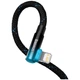 Кабель Baseus MVP 2 USB Type-C - Lightning, 20W, 1м Black/Blue (CAVP000221) - изображение 4