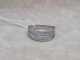 Серебряное кольцо Река Широкая с фианитами. 1578/9Р-CZ 17,5 - изображение 4