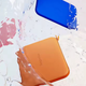 Чехол для ноутбука или планшета 16 дюймов Fungoofun силиконовый, водонепроницаемый, противоударный на молнии,оранжевый F520_16_orange - изображение 2