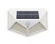 Ліхтар вуличний світлодіодний Solar interaction wall lamp 100 led з датчиком руху на сонячній зарядці білий - зображення 4