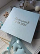 Коробка для зберігання пам'ятних дитячих речей Memory Box блакитна HeyBaby - изображение 1