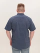 Рубашка мужская синяя прямая в клетку летняя короткий рукав 5704-B-3 4XL - изображение 7