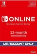 Карта пополнения Nintendo Switch Online Membership - 12 месяцев USA-регион - изображение 2