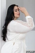 Изысканный комплект с кружевом батал Ка1220н Айвори, 3XL - изображение 5