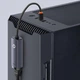 Внешняя сетевая карта, адаптер USB-A to Gigabit LAN Ethernet Adapter RJ45 1000mb/s для MacBook, iMac, iPad, Chromebook, Samsung, Xiaomi и др. Baseus metall - изображение 5