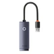 Внешняя сетевая карта, адаптер USB-A to Gigabit LAN Ethernet Adapter RJ45 1000mb/s для MacBook, iMac, iPad, Chromebook, Samsung, Xiaomi и др. Baseus metall - изображение 8