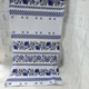 Вафельні рушники "Вишивка" кухонні Textile 35*75 см білі з синім - зображення 1