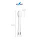 Насадки для зубной щетки Seago SG-513/SG-977/SG-EK6/EK2/EK7/SG-921 (3-12 лет) 5 штук - изображение 3