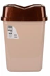 Корзина для сміття з кришкою 34,5х20,5х25,5 см (10 л) VIOLET HOUSE (0094 CAPPUCHINO) - зображення 3