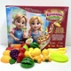 Набор продуктов WToys Кулинарная фантазия 25 элементов овощи и фрукты на липучках доска для нарезки нож (10265) - изображение 9