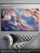 Картина на холсте МАКО "Снежные тигры" 60x100 см MK10553 - изображение 1