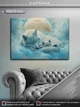 Картина на холсте МАKO "Сон волчат" 50x70 см MK10587_5070 - изображение 1