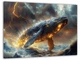 Картина на холсті МАКО "Величний кит" 60x100 см MK10543 - зображення 2