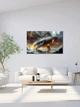 Картина на холсті МАКО "Величний кит" 60x100 см MK10543 - зображення 5