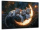 Картина на холсте МАКО "Спящие тигры" 60x100 см MK10627 - изображение 2
