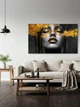 Картина на холсте МАКО "Золотой взгляд" 60x100 см MK10615 - изображение 4