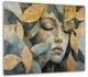 Картина на холсте МАKO "Девушка с листьями" 50x70 см MK10607_5070 - изображение 2