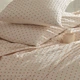 Постельное белье вареный хлопок Macas Home Freya Orange на пуговицах евро - изображение 2
