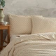 Постельное белье вареный хлопок Macas Home Freya Orange на пуговицах евро - изображение 3