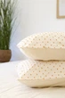 Постельное белье вареный хлопок Macas Home Freya Orange на пуговицах евро - изображение 7