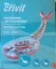 Круг надувной большой для плавания Русалочка Crivit 160х91см Розовый - изображение 2