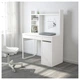 Компьютерный стол с надстройкой MICKE IKEA 099.030.14 белый - изображение 2