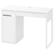 Компьютерный стол MICKE 105х50 см IKEA 802.130.74 белый - изображение 1