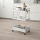 Тележка NISSAFORS IKEA 404.657.33 белый - изображение 3