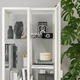 Витрина MILSBO IKEA 003.964.16 белый - изображение 5