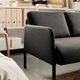 Диван 2-х местный GLOSTAD IKEA 504.890.12 черный - изображение 2