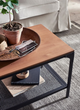 Журнальний столик FJALLBO 90x46 IKEA 703.354.86 сосна/чорний - зображення 4