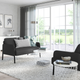 Диван 2-х местный GLOSTAD IKEA 504.890.12 черный - изображение 5