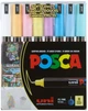 Набор маркеров Uni Posca PC-1MR Soft Color 8 шт (PC-1MR SOFT COLOR 8C) - изображение 1