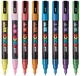 Набор маркеров Uni Posca PC-3ML Glitter Color 8 шт (PC-3ML GLITTER COLOR 8C) - зображення 5