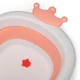Детская складная ванночка EL CAMINO ME 1105 CROWN Coral Powder слив, подушечка в комплекте - изображение 3