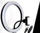 Кольцевая светодиодная LED лампа Ring Fill Light QX300, 30 см с креплением (держателем) для телефона, теплый холодный свет - изображение 3