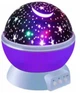 Нічник-проектор зіркове небо Star Master Dream QDP01 фіолетовий, зірки, що обертаються, світлодіодний, робота від мережі, на батарейках - зображення 4