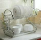 Кухонный органайзер для сушки посуды Wet Dish Organiser, настольная подставка сушилка для посуды и приборов в шкаф - изображение 6