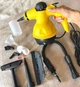 Ручний відпарювач з функцією пароочисника Steam Cleaner DF-A001 для меблів, авто, електричний 1000В + насадки - зображення 8